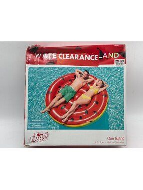 Watermelon Island Inflatable Pool Float 6 Ft. 2 In. Diameter By Bestway